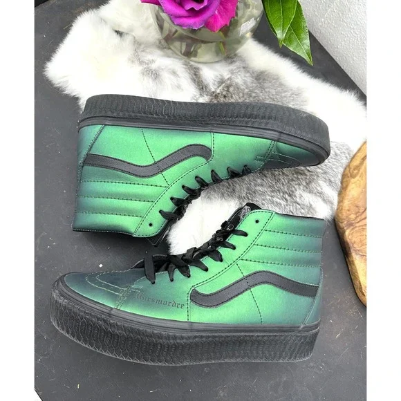 Vans X Harry Potter Morsmordre Green Sk8-Hi Platform High Mens 8/Womens 9.5 - Picture 16 of 16